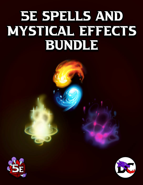 5e Spells and Mystical Effects Bundle