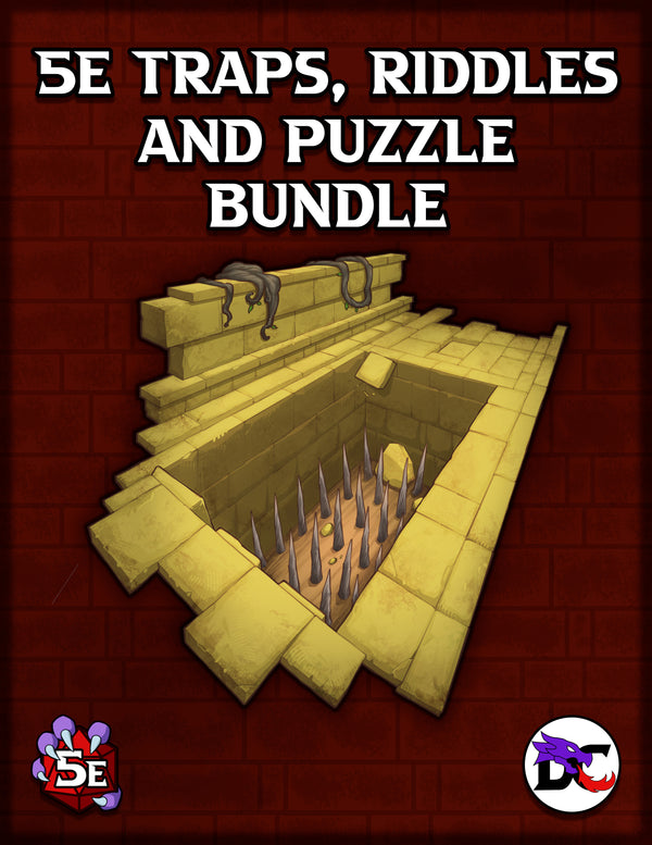 5e Traps, Riddles, and Puzzles Bundle