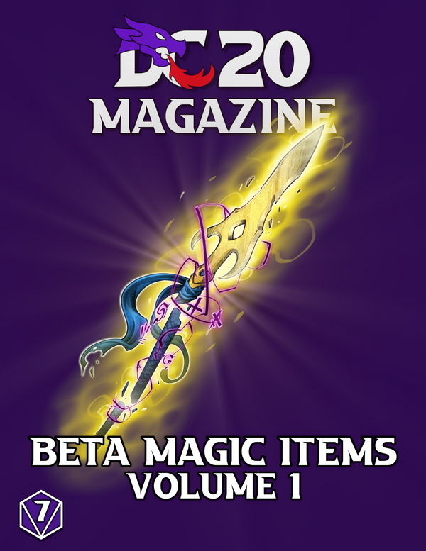 DC20 Magazine #7 - Beta Magic Items Vol. 1