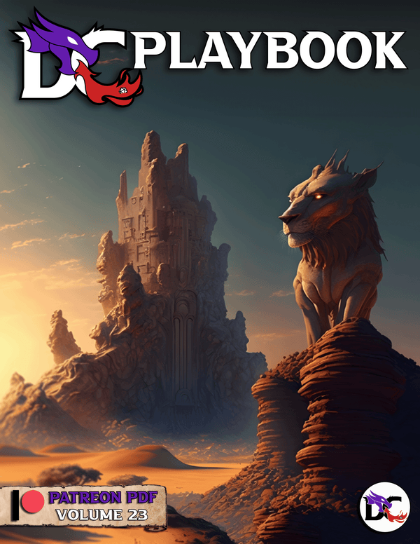 DC Playbook Vol 23: Desert Survival & Adventuring