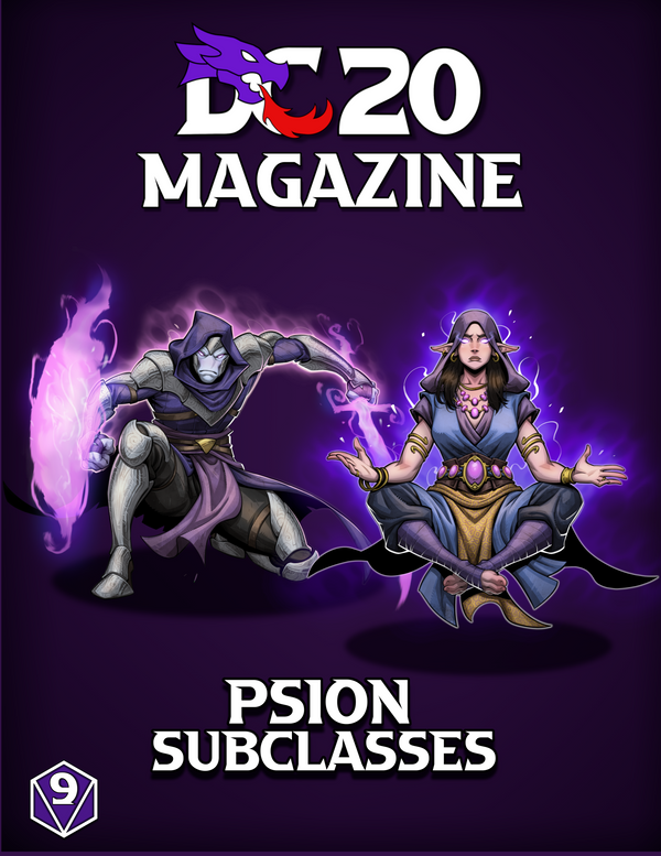 DC20 Magazine #9 - Psion Subclasses