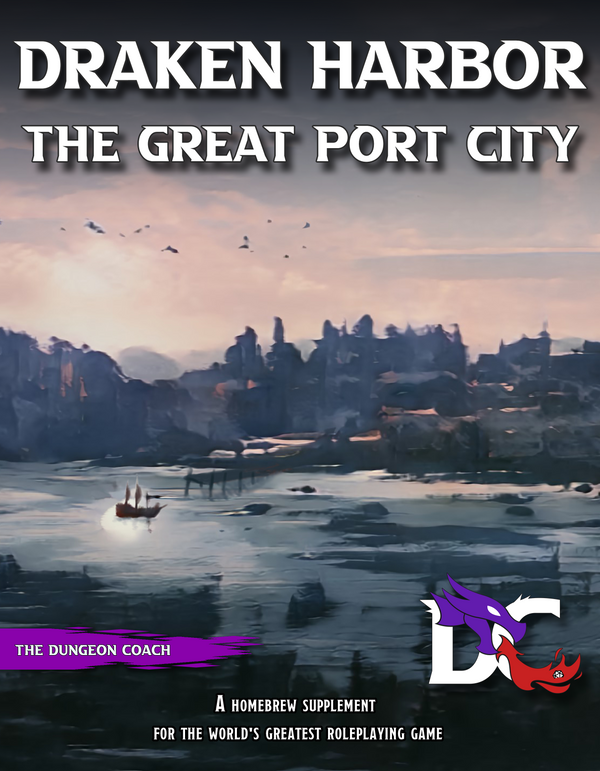 Cover of the Homebrewed City of Draken Harbor PDF